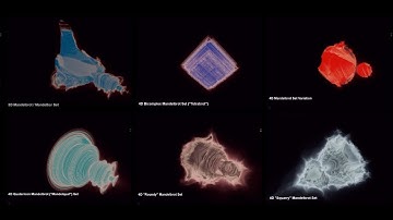 Unreal Engine 4 Collections of complex set fractals. Part 1.