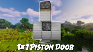 Minecraft | 1x1 Piston Door [Fast&Compact] 1.16.5+