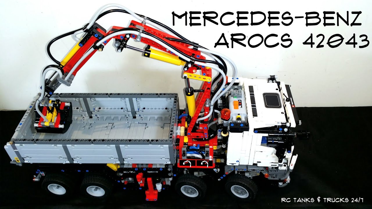 Støvet jeg er sulten forvridning Technic 42043 Mercedes-Benz Arocs 3245 - Review & Functions - YouTube