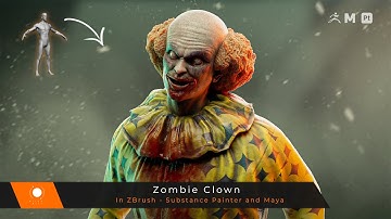 Zombie Zbrush - Creating an Infected Clown