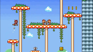 Super Mario Bros. X (SMBX) Custom Level - Serene Seasides