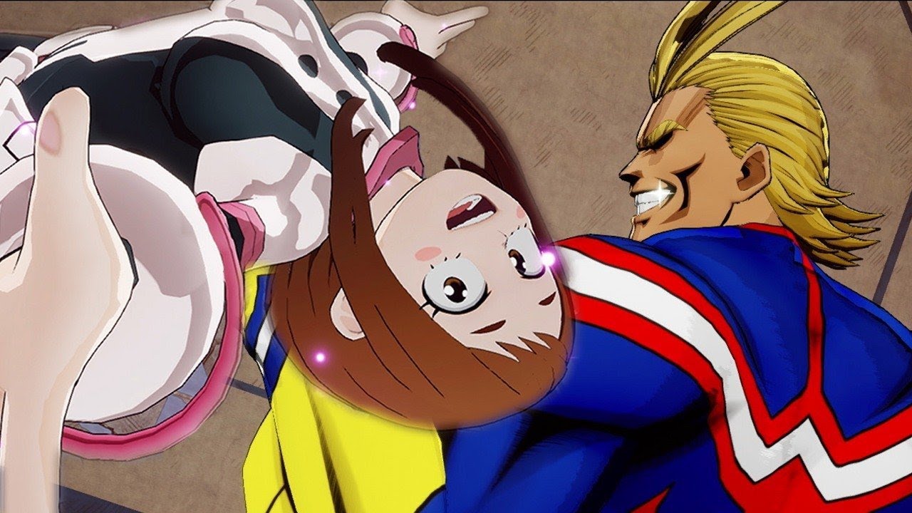 All might x uraraka