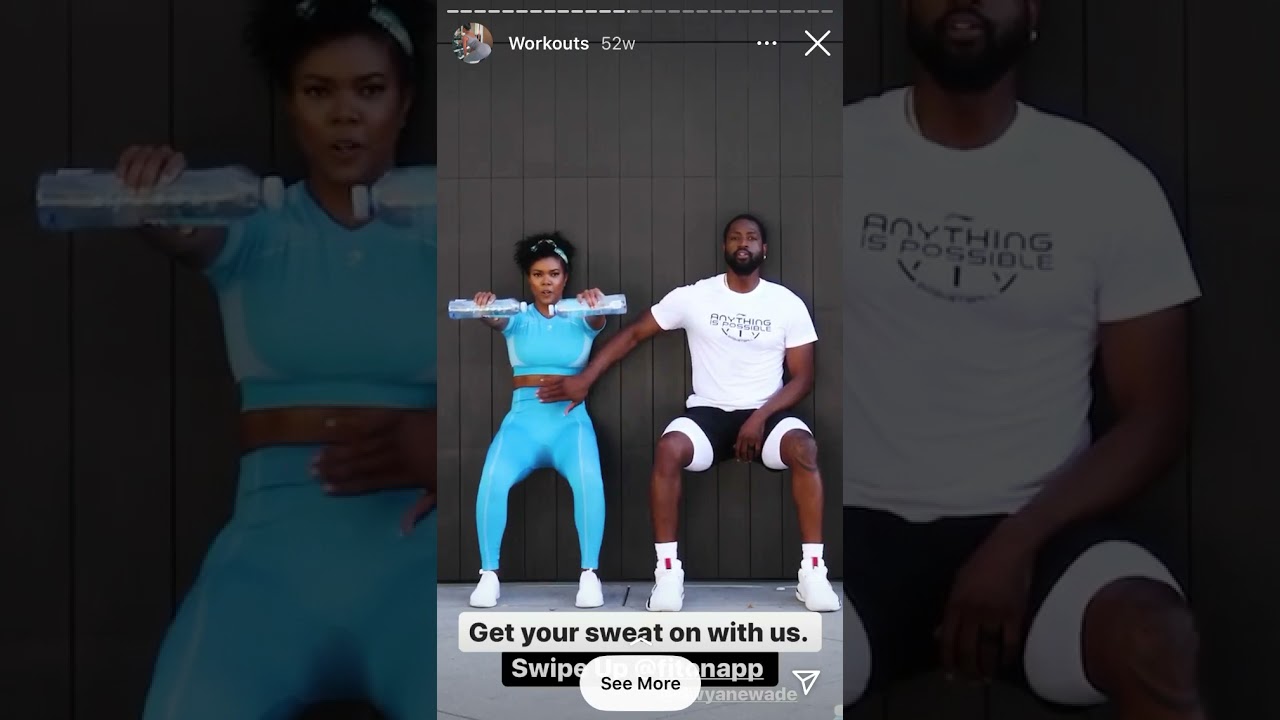 Gabrielle Union (Instagram Story Highlights) Workouts🏋🏾‍♀️ 😍