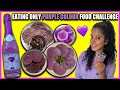 Eating only purple color food challenge 24hrs  tamilrecipes easycooking