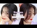 Korean Side Bang Haircut ตัดผมหน้าม้าปัดข้างสไตล์เกาหลี | Beauty By Orangina