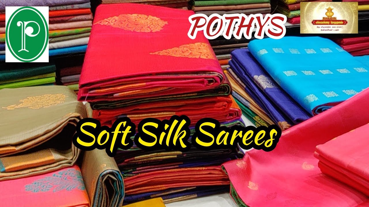 Chrompet Pothys Vasundhara Pattu & Soft Silk Sarees | Pure Soft Silk ...