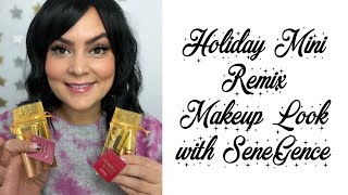 SeneGence Holiday Minis Remix: Makeup look using Merry & Bright and Naughty & Nice Holiday Minis