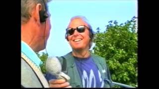 Flaggan i topp. Ljugarn 1995.