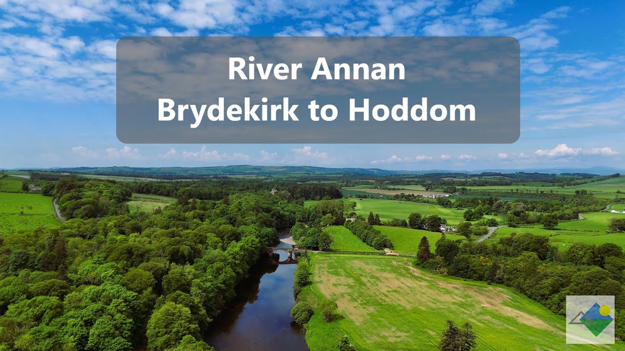 River Annan - Annandale Way - Walking from Brydekirk to Hoddom 4K