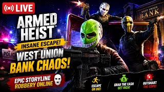 Insane Escape West Union Bank Chaos! Epic Storyline: ARMED HEIST ROBBERY Online Streaming Edition screenshot 5