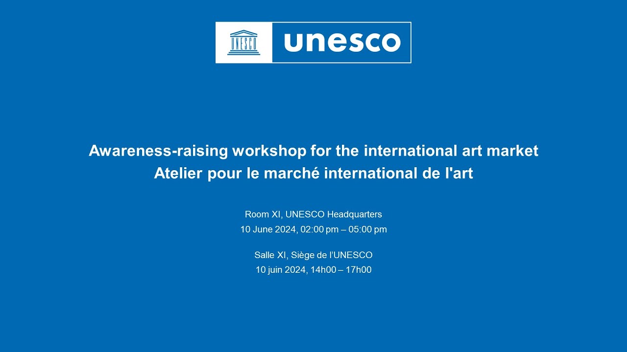 Awareness-raising workshop for the international art market