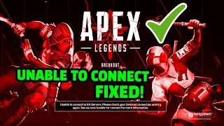 EA Apex Unable To Connect To EA Servers ? FIX NOW ✅ ea.com/unable-to-connect apex?