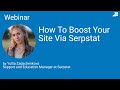 How To Boost Your Site Via Serpstat by Yuliia Zadachenkova