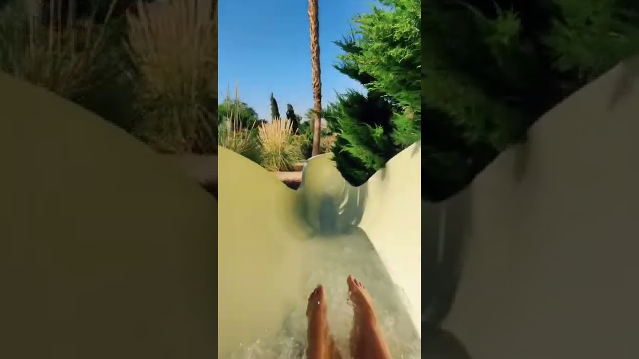 Water slide @ the water park 