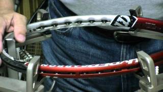 Stringing Wilson Roller rackets