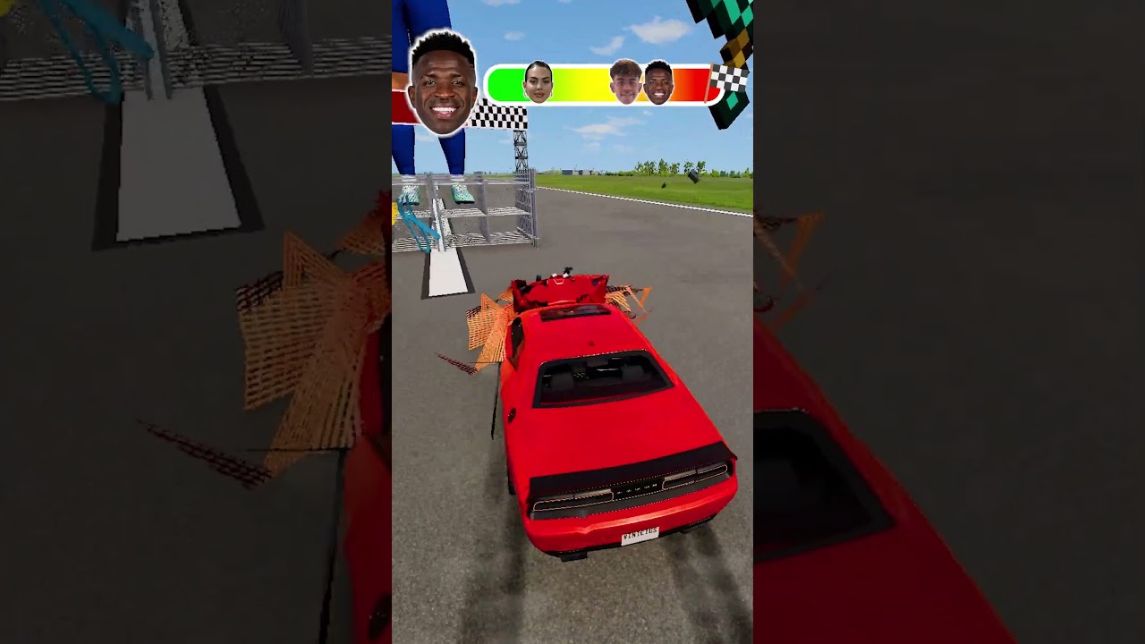 🤩CR7 Vs Messi Vs Lamine Yamal Vs Vinicius JR⚡Course Challenge! 