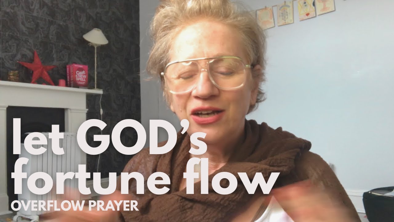 Let God pour wealth through you now.