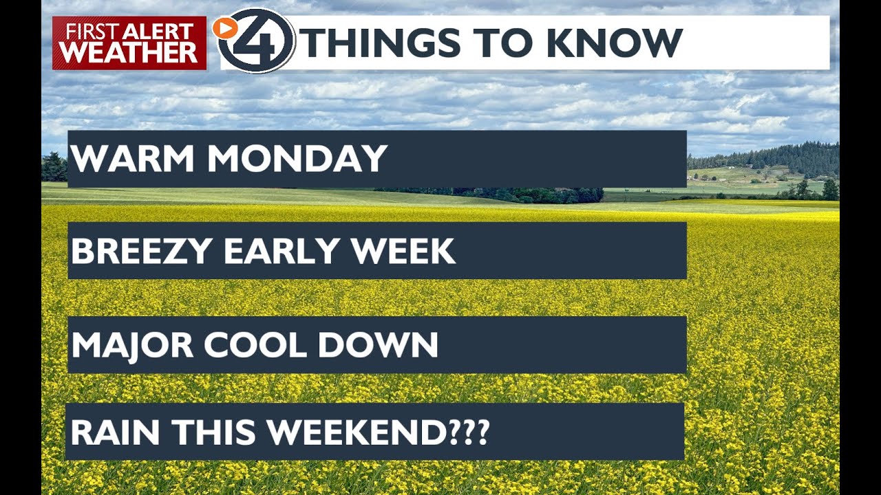Warm and breezy Monday afternoon - YouTube