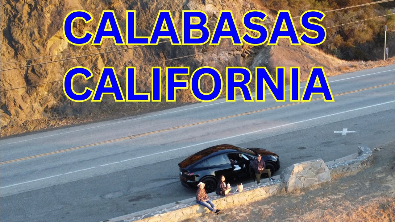 Drive Me Daddy channel introduction in Calabasas, California, featuring flying drone footage (DJI)