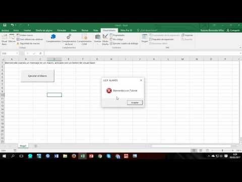 MsgBox en macro de Excel usando Visual Basic 6.0