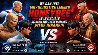 We Ran Into MK/Injustice Legend HoneyBee In Invincible Vs Rank And These Matches Were Insane!!!