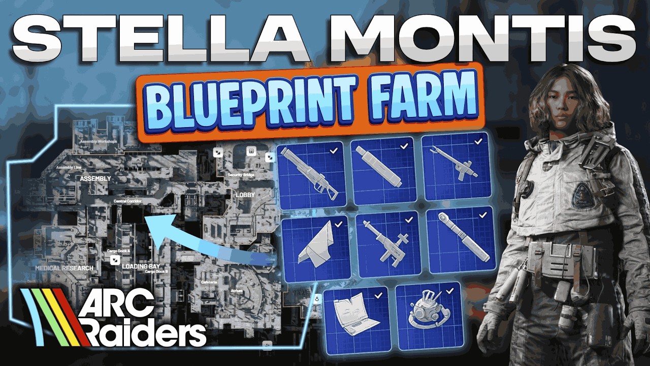 Arc Raiders Stella Montis Blueprint Farm | How to Find Rare Blueprints Every Time
