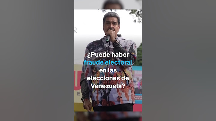 ¿Puede haber fraude electoral en las elecciones en Venezuela?