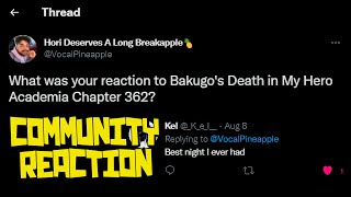 The Mha Community Reacts To Bakugous Big Moment In My Hero Academia 362
