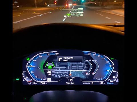 WATCH!! 2020 BMW 530e Head Up Display - YouTube