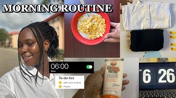 6AM MORNING ROUTINE AS A FINAL YEAR STUDENT 2023||ABUAD FINALS #19 #6ammorningroutine