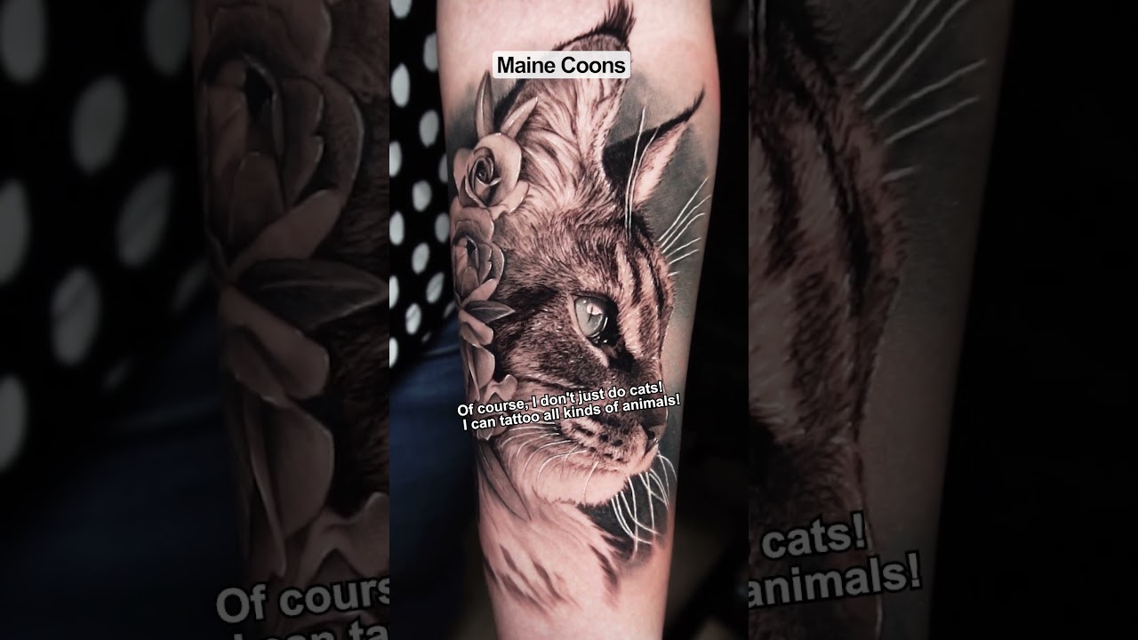 I'm the Queen of cats tattoo !  