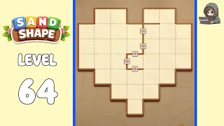 Sand Shape level 64 solution