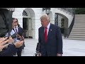 President Trump Gaggles with Press Upon Departure from the White House, Oct. 10, 2026