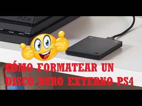 Cómo FORMATEAR un Disco Duro Externo para PS4 (Videotutorial cortito) -  YouTube