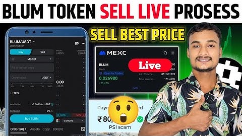 BLUM TOKEN SELL LIVE ✅ BLUM TOKEN CLAIM PROSESS | BLUM TOKEN SELL OR HOLD ?