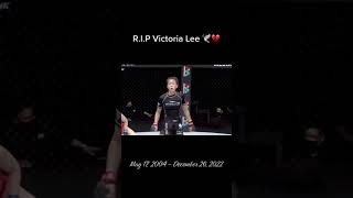 MMA fighter Victoria Lee, younger sister of Angela Lee tragically passes away at the age of 18. 🕊