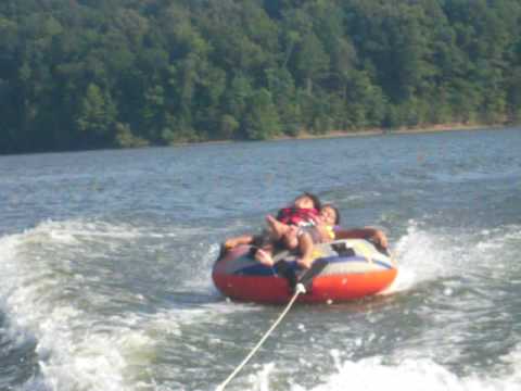 Lei Hahn and Mommy Tubing