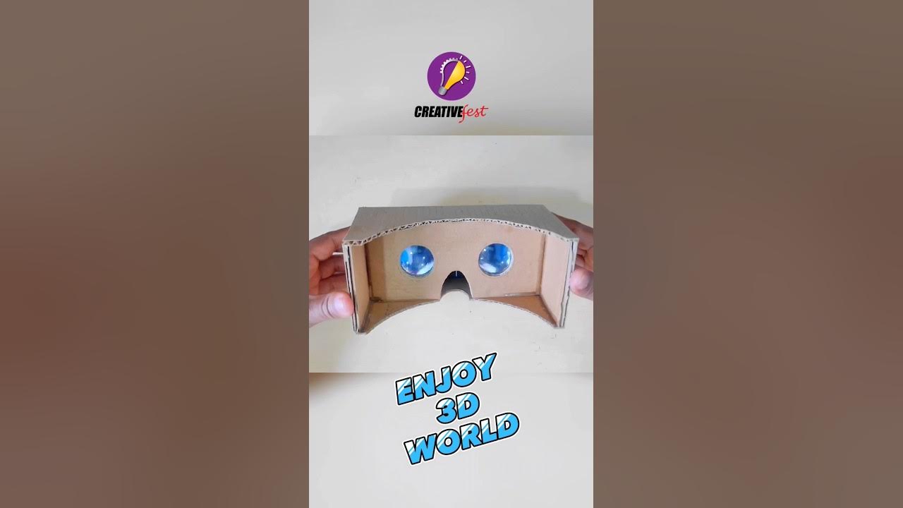 DIY 3D VR at Home | #shorts #youtubeshorts #creativefest #diy #DIY #VR box DIY 3D VR at Home | #shorts #youtubeshorts #creativefest #diy #DIY #VR box