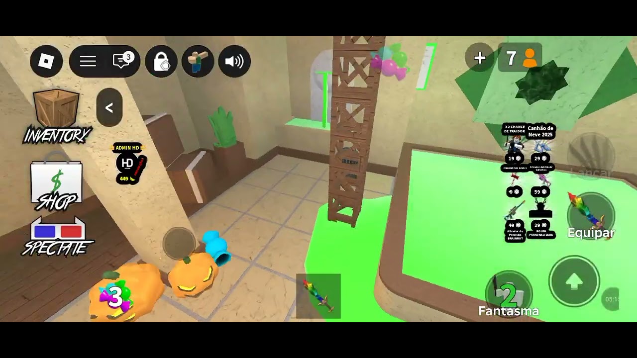 Jogando murder mistery.