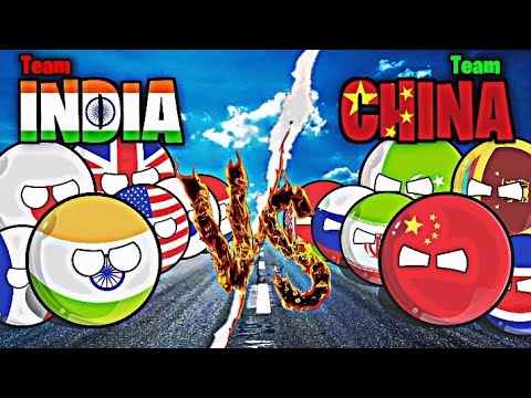 Countries That Support India 🇮🇳 Vs Countries That Support China 🇨🇳 #countryballs #chinavsindiawar