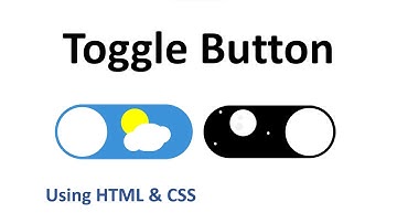 Day/Night Toggle Button Using HTML & CSS.