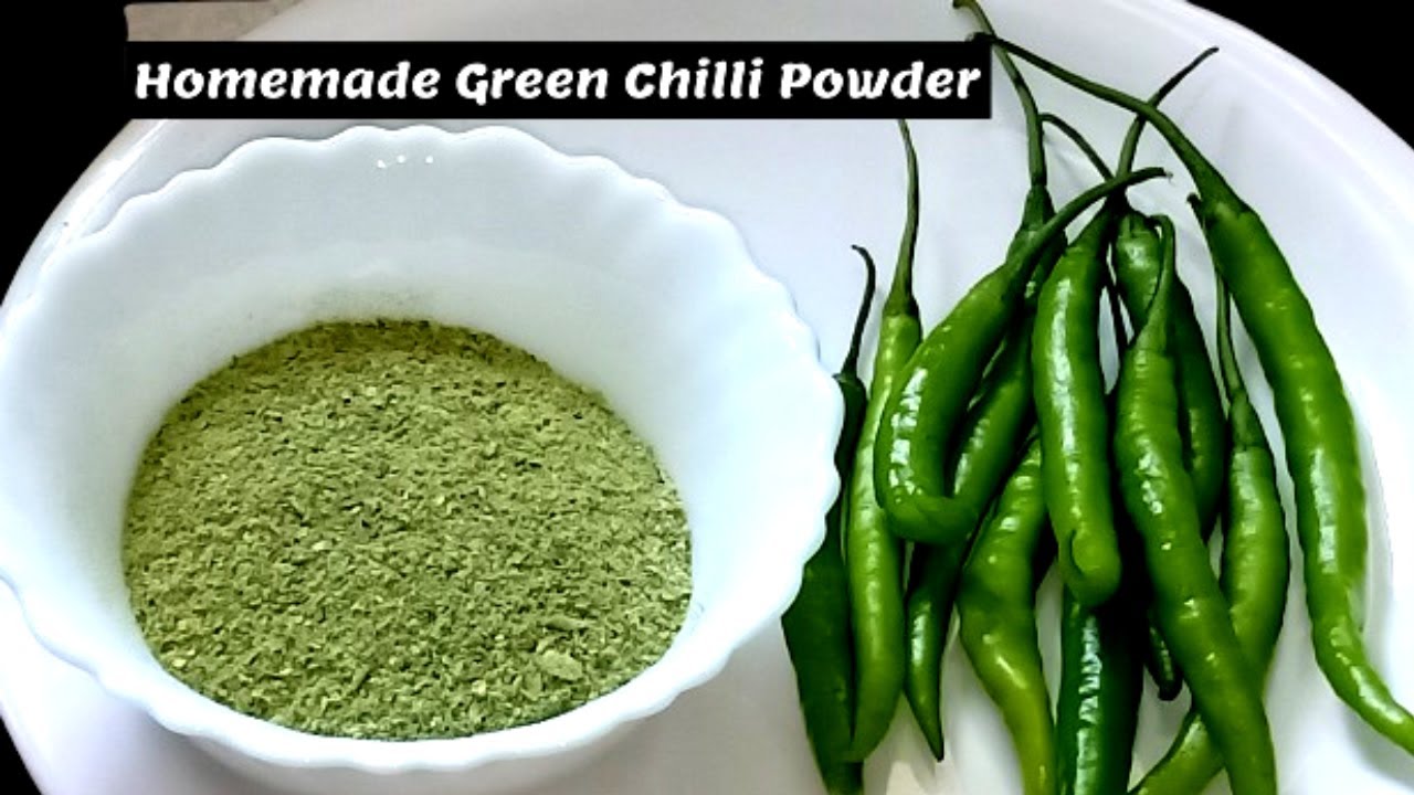 Homemade Green Chilli Powder Recipe I How To Make Green Chilli Powder | Rajan Singh Jolly