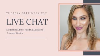 LIVE CHAT: GRWM + TOUGH TIMES screenshot 4
