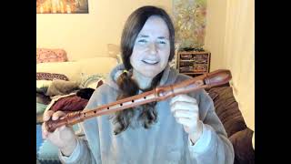 Recorder: Composition: The Happiness of Rain, Moeck Rottenburgh alto & soprano recorders in rosewood