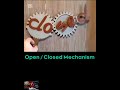 Amazing Open &amp; Closed Gear Mechanism | Mechanical Engineering Animation#short