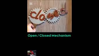 Amazing Open &amp; Closed Gear Mechanism | Mechanical Engineering Animation#short