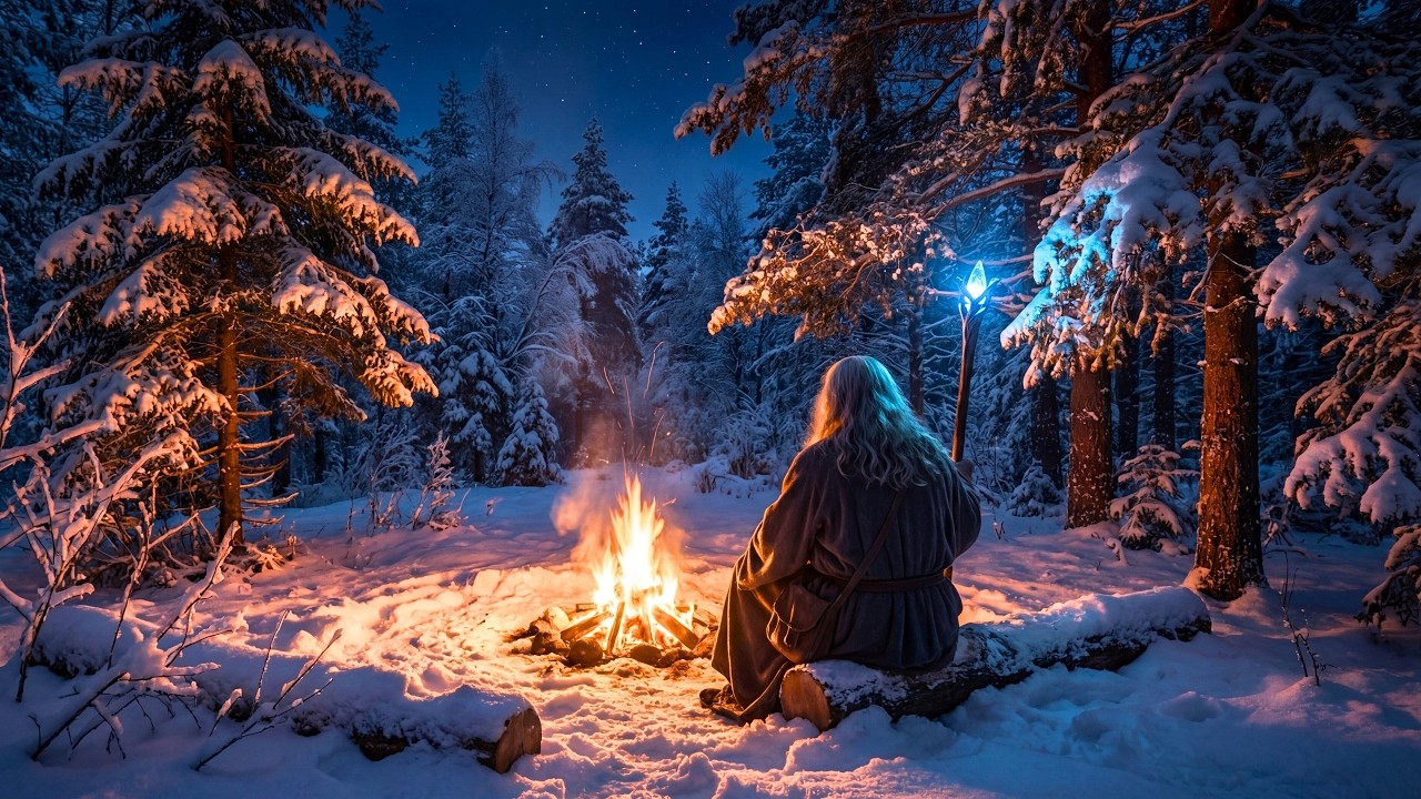6 Hours of Medieval Fantasy Music & Snowy Ambience for Focus & Chill Times | Hobbits & Gandalf