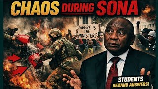 CHAOS DURING SONA | Ramaphosa Speaks While the Nation Burns