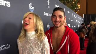 Debbie Gibson And Alan Bersten Sleigh Dwts 25 Red Carpet