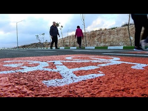 New track in Ramallah offers Palestinians safe exercising route away from the traffic